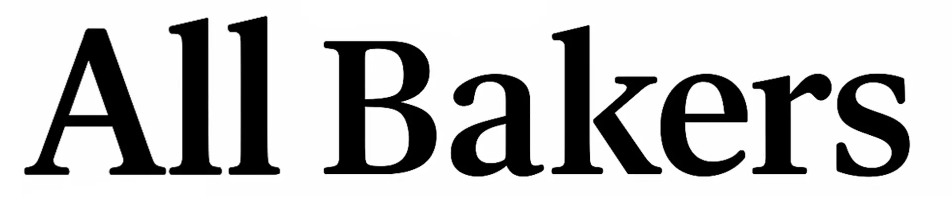 All Bakers logo – premium artisan bakery brand name